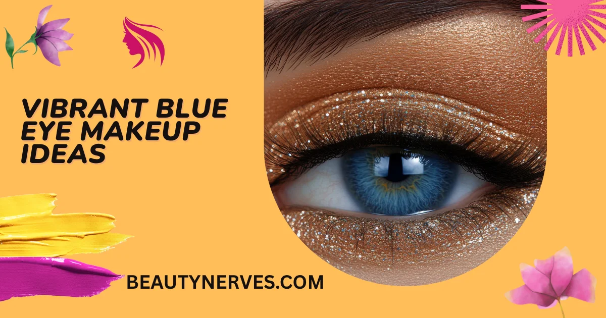 Blue Color Eye Makeup