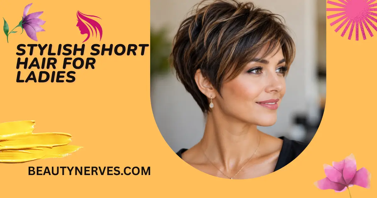 Stylish short hair for ladies featuring modern bob, pixie, and layered hairstyles for a fresh and fashionable look.