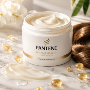 Pantene Miracle Rescue Hair Mask for dry damaged hair treatment care.