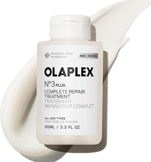 Olaplex N°.3PLUS Complete Repair Treatment: 3-minute Pre-shampoo Treatment to Immediately Repair Hair Damage for Softer, Stronger Hair | For Coily, Curly, Straight, and Wavy