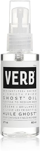 VERB Ghost Oil - Weightless Hair Oil for Fine to Medium Hair - Smooths Frizz, Adds Shine - No Parabens, Gluten or Harmful Sulfates