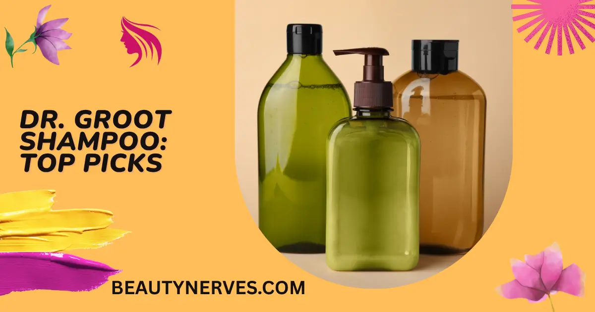 Collection of Dr. Groot shampoo bottles for healthy hair, featuring top Dr. Groot shampoos for scalp care, hair strengthening, hydration, and everyday cleansing.