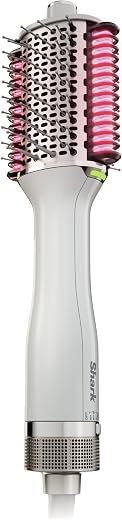Shark SmoothStyle Heated Comb & Blow Dryer Brush, All Hair Types, HT202