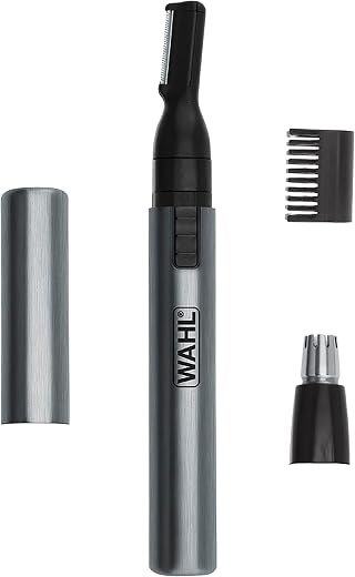 Wahl Micro Groomsman Battery Personal Trimmer for Eyebrows, Nose & Ear