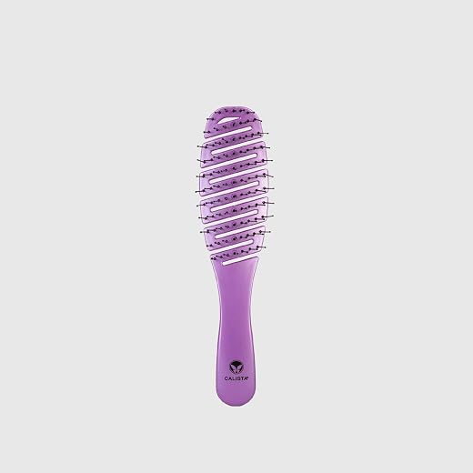 CALISTA Smoothie Hair Brush, Wet or Dry Detangler, Vintage Violet