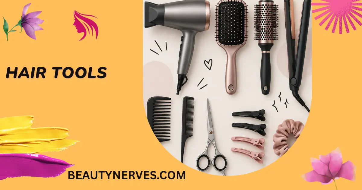 Hair tools for styling, drying, curling, and smoothing hair at home