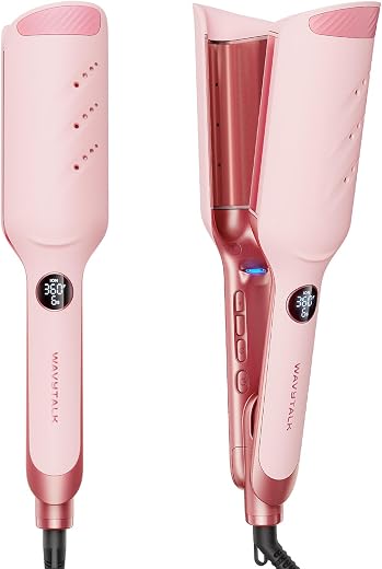 Wavytalk Power Wave Hair Crimper, Ionic Hair Waver for Less Heat Damage